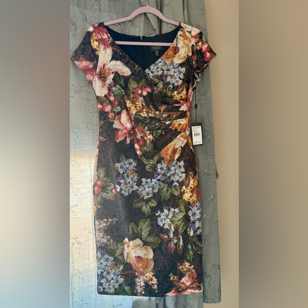 Perfect for wedding Adrianna Pappel Floral Textured Dress
